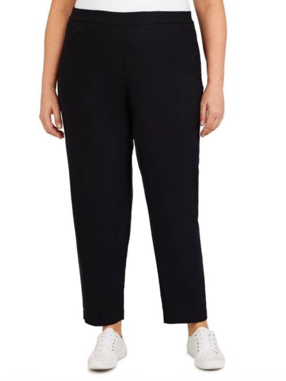 Ruby Road Black Slimming Pull On High Waist Rayon Stretch Women’s Size 20W Pants